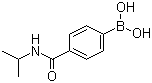 structure of CAS# 397843-67-3, 4-(N-异丙基氨基羰基)苯硼酸