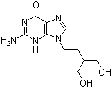 CAS # 39809-25-1, Penciclovir, 2-Amino-9-[4-hydroxy-3-(hydroxymethyl)butyl]-3,9-dihydropurin-6-one