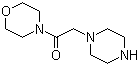 structure of CAS# 39890-46-5, 4-[2-(哌嗪-1-基)乙酰基]吗啉