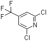 structure of CAS# 39890-98-7, 2,6-二氯-4-三氟甲基吡啶
