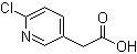 structure of CAS# 39891-13-9, 6-氯-3-吡啶基乙酸
