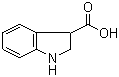structure of CAS# 39891-70-8, 吲哚啉-3-羧酸