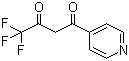 CAS # 399-06-4, 4,4,4-Trifluoro-1-(pyridine-4-yl)butane-1,3-dione