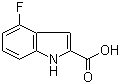 CAS 登录号：399-68-8, 4-氟吲哚-2-甲酸