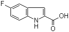CAS 登录号：399-76-8, 5-氟吲哚-2-羧酸