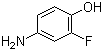 structure of CAS# 399-96-2, 4-氨基-2-氟苯酚