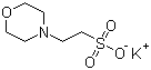 structure of CAS# 39946-25-3, 2-(N-吗啉)乙磺酸钾