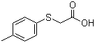 structure of CAS# 3996-29-0, 4-Methylphenylthioacetic acid