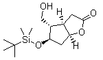 structure of CAS# 39968-95-1, (2R)-2-[[(叔丁基)二甲基硅烷基]氧基]科立内酯