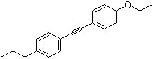 structure of CAS# 39969-29-4, 1-[2-(4-乙氧基苯基)乙炔基]-4-丙基苯