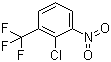 structure of CAS# 39974-35-1, 2-氯-1-硝基-3-(三氟甲基)苯