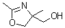 structure of CAS# 39986-37-3, 2,4-Dimethyl-4-hydroxymethyl-2-oxazoline