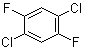 structure of CAS# 400-05-5, 1,4-Dichloro-2,5-difluorobenzene