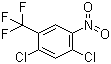 structure of CAS# 400-70-4, 2,4-二氯-5-硝基三氟甲基苯