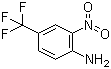 4-氨基-3-硝基三氟甲苯分子结构 (CAS 400-98-6)