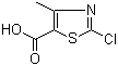 structure of CAS# 40003-48-3, 2-氯-4-甲基-5-噻唑甲酸