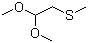 structure of CAS# 40015-15-4, 1,1-Dimethoxy-2-(methylthio)ethane