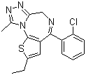 structure of CAS# 40054-69-1, Etizolam