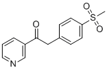 CAS # 40061-50-5, Etoricoxib Impurity 29, 2-(4-Methanesulfonylphenyl)-1-pyridin-3-ylethanone