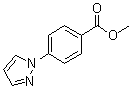 structure of CAS# 400750-29-0, 4-(1H-吡唑-1-基)苯甲酸甲酯