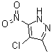 4-Chloro-3-methyl-5-nitro-1H-pyrazole molecular structure (CAS 400753-12-0)
