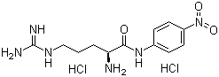 structure of CAS# 40127-11-5, L-精氨酸对硝基苯胺二盐酸盐