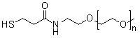 CAS 登录号：401916-61-8, O-[2-(3-巯基丙酰基氨基)乙基]-O'-甲基聚乙二醇