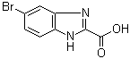 structure of CAS# 40197-20-4, 6-溴-1H-苯并咪唑-2-羧酸