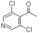 structure of CAS# 402561-66-4, 1-(3,5-二氯-4-吡啶基)乙酮