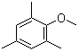 CAS # 4028-66-4, 2,4,6-Trimethylanisole, Mesitylene methyl ether, Methoxymesitylene, Methyl 2,4,6-trimethylphenyl ether, Methyl mesityl ether