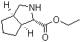 structure of CAS# 402958-25-2, (1S,3aR,6aS)-八氢环戊二烯并[c]吡咯-1-羧酸乙酯