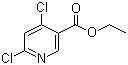 CAS 登录号：40296-46-6, 4,6-二氯烟酸乙酯