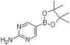 2-Aminopyrimidine-5-boronic acid pinacol ester molecular structure (CAS 402960-38-7)
