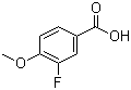 CAS 登录号：403-20-3, 3-氟-4-甲氧基苯甲酸