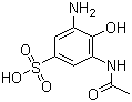 CAS 登录号：40306-75-0, 3-(乙酰氨基)-5-氨基-4-羟基苯磺酸