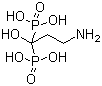 CAS 登录号：40391-99-9, 帕米膦酸, 3-氨基-1-羟基丙亚基-1,1-二磷酸