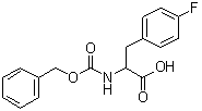 CAS 登录号：404-32-0, 4-氟-N-[苄氧羰基]-DL-苯丙氨酸