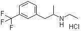 盐酸芬氟拉明分子结构 (CAS 404-82-0)