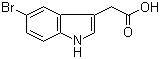 structure of CAS# 40432-84-6, 5-溴吲哚-3-乙酸