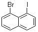 CAS 登录号：4044-58-0, 8-溴-1-碘萘