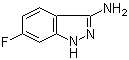 structure of CAS# 404827-75-4, 6-氟-1H-吲唑-3-胺