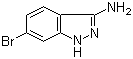 structure of CAS# 404827-77-6, 6-溴-1H-吲唑-3-胺