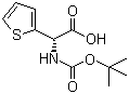 structure of CAS# 40512-56-9, Boc-(S)-2-噻吩基甘氨酸