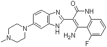 structure of CAS# 405169-16-6, 多韦替尼