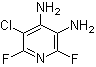 structure of CAS# 405230-92-4, 5-氯-2,6-二氟-3,4-吡啶二胺