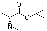 structure of CAS# 405513-14-6, N-Methyl-D-alanine tert-butyl ester