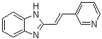 CAS # 40609-02-7, 2-[2-(3-Pyridinyl)ethenyl]-1H-benzimidazole