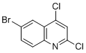 6-溴-2,4-二氯喹啉分子结构 (CAS 406204-90-8)