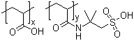 CAS # 40623-75-4, 2-Acrylamido-2-methylpropanesulfonic acid-acrylic acid copolymer, 2-Propenoic acid polymer with 2-methyl-2-[(1-oxo-2-propenyl)amino]-1-propanesulfonic acid,  AA-AMPSA