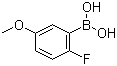 CAS # 406482-19-7, 2-Fluoro-5-methoxyphenylboronic acid